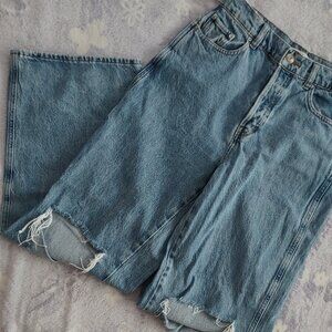 PacSun baggy distressed button fly jeans, Size 28